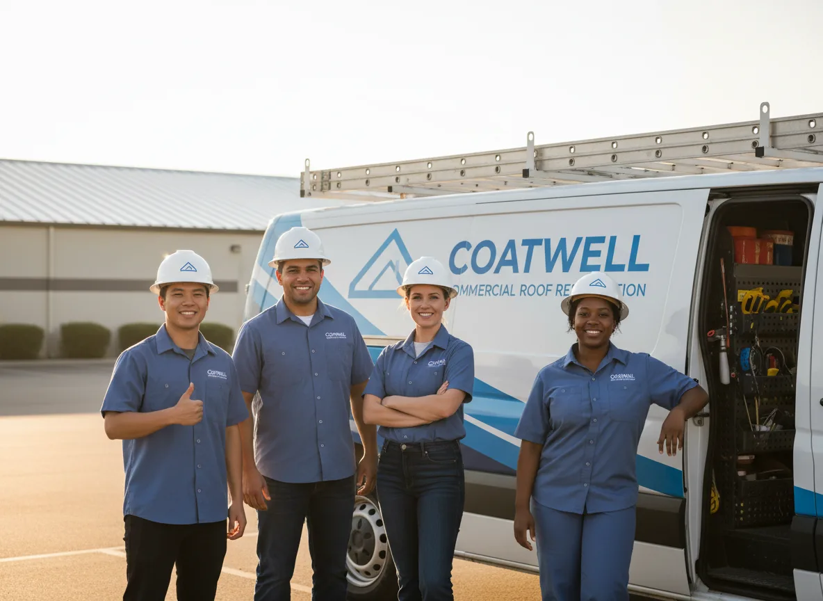 Commercial roof coating company in Jesup, IA